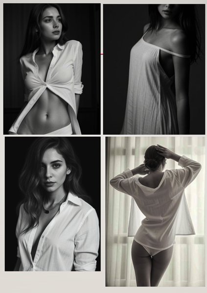 Black & White Studio Photoshoot